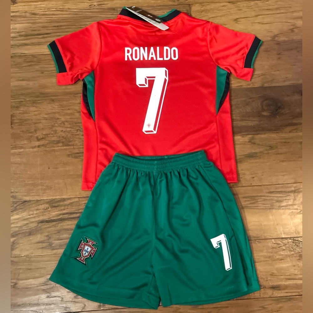 Ronaldo Portugal Soccer Jersey Kids Set - Toddler & Youth Sizing NWT SHIPS TODAY